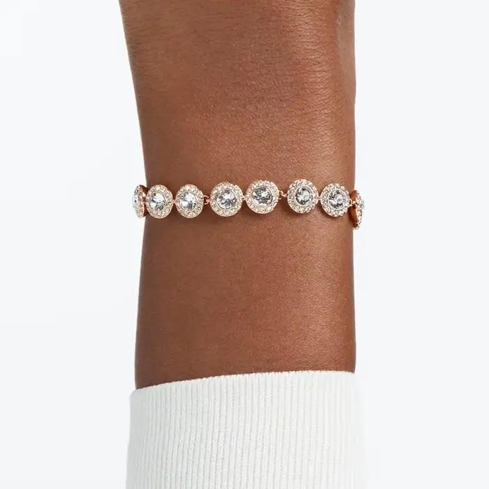 Ensemble de colliers ronds en cristal et diamant pour femmes, de haute qualité, classique, bonheur,