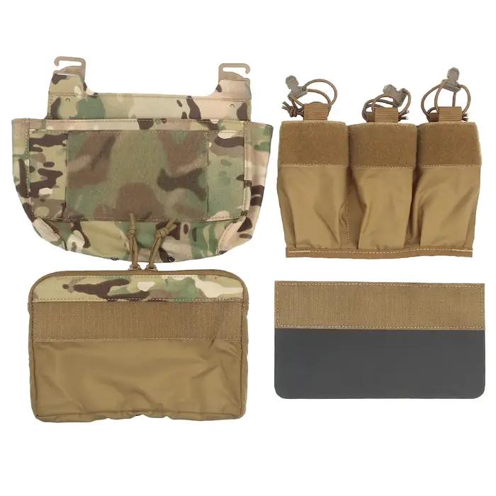 Tactique DOPE rabat avant g-crochet Double pile abdominale Fanny Pack Triple Magazine insérer pochet