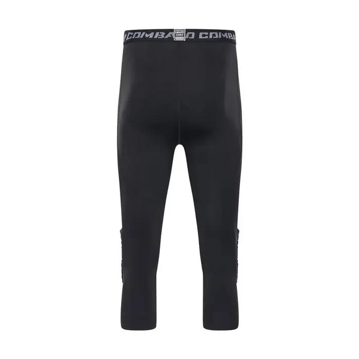 Pantalon court rembourré pour hommes, jogging, Compression élastique, survêtement, Football, basket-
