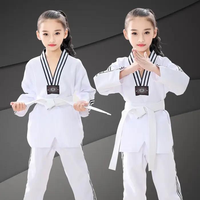 Vêtements de Taekwondo pour hommes et femmes, nouveau modèle, manches longues, vêtements de Taekwond