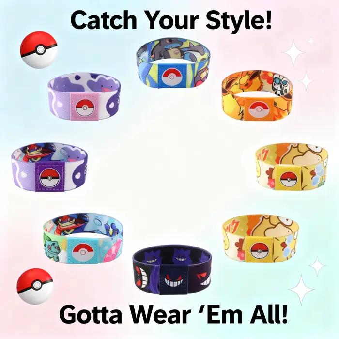 Bracelet élastique de sport support de poignet en polyester dessin animé étiquette tissée par sublimation pour homme et femme occasion sportive et quotidienne