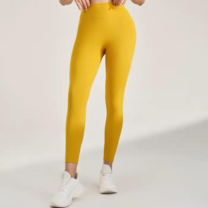 Pantalon de yoga taille haute pour femme, leggings commandés, pantalon de survêtement, pantalon long