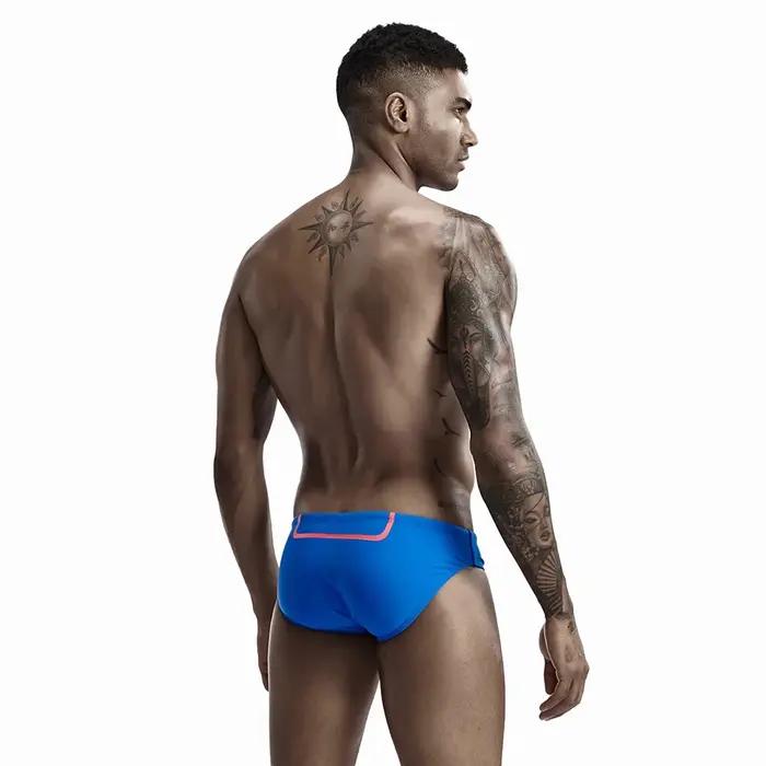 SEOBEAN-Slip de bain taille basse pour hommes, maillot de bain bikini classique