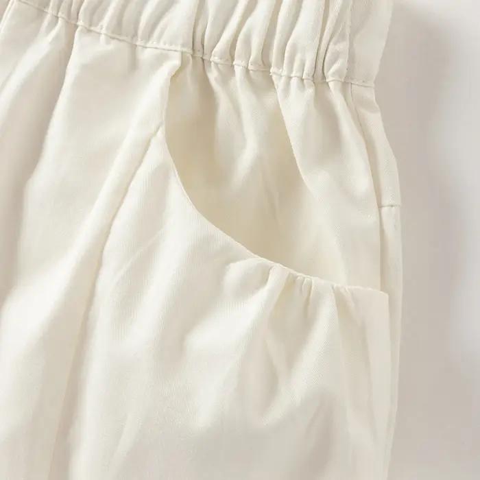 Pantalon large pour enfants Dave Bella, 7-13 ans, filles, pantalon décontracté d'été, pantalon élast