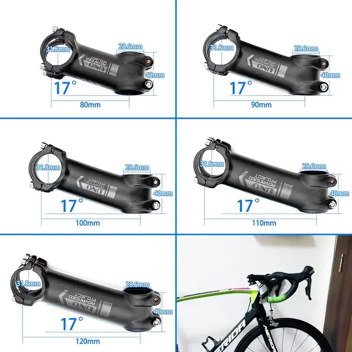 UNO tige de vélo ultralégère 7050 alliage d'aluminium 7/17 degrés vtt tige de vélo de route de monta