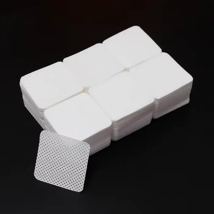 Lingettes pour ongles non pelucheuses, dissolvant de vernis à ongles, colle pour Extension de cils,