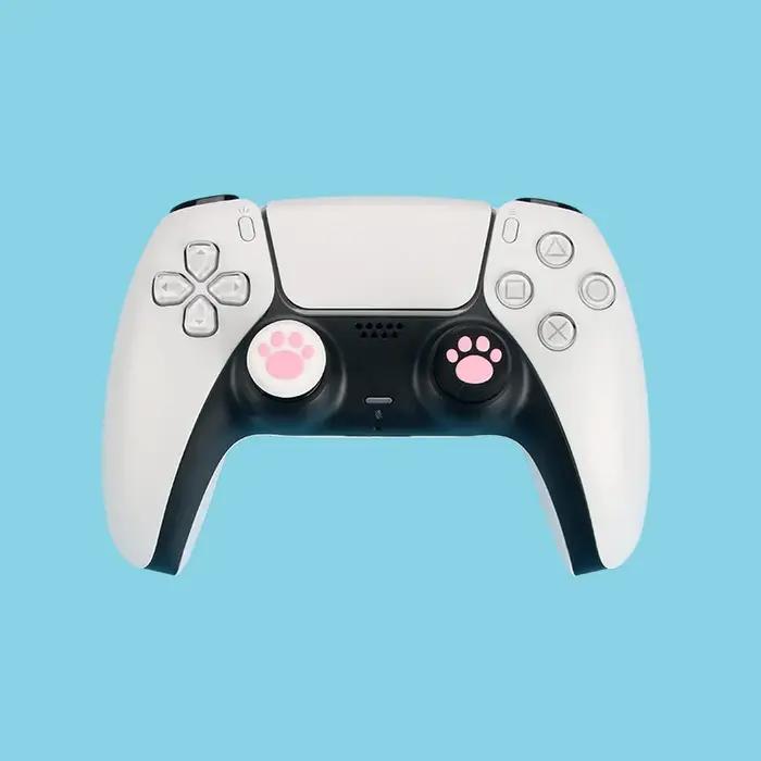 Patte de chat pouce bâton poignée capuchon Joystick housse pour Sony PS5 PS4 PS3 mince Xbox 360/une