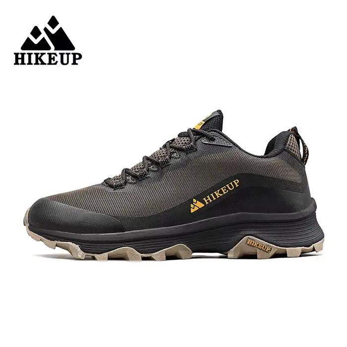 HIKEUP-Chaussures de Course Antidérapantes pour Homme et Femme, Baskets de Randonnée, de Camping, de
