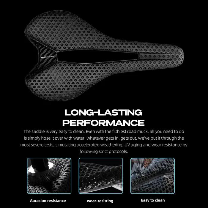 RYET carbone 3D-imprimé selle de vélo ultraléger selle de vélo pour hommes femmes Triathlon route vt