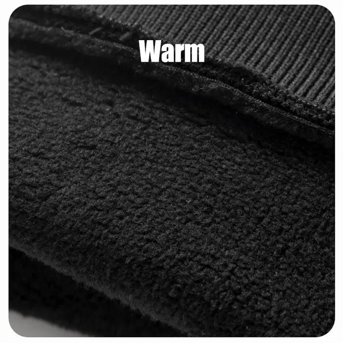 Gants d'hiver à deux doigts rabattables pour hommes et femmes, gants chauds pour écran tactile, coup