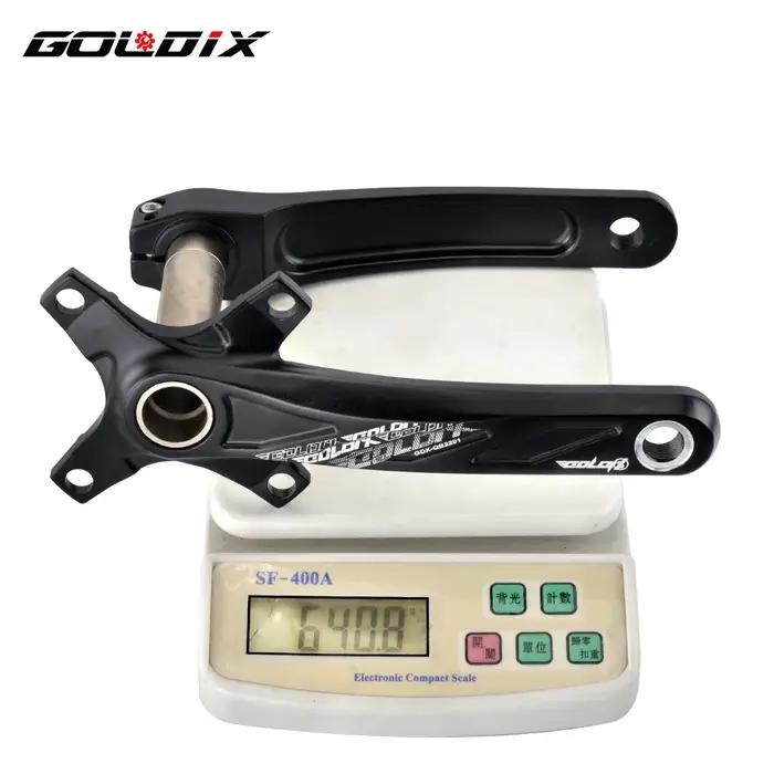 GOLDIX – plateau de manivelle de vélo 104BCD, en alliage d'aluminium avec fond de 170mm, plaque noir