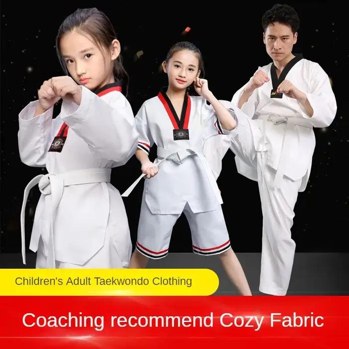 Vêtements de Taekwondo pour hommes et femmes, nouveau modèle, manches longues, vêtements de Taekwond