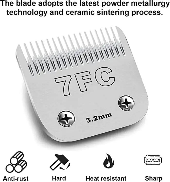 3F 4F 5F 7F 9 # 10 # 30 # 40 # 50 # Lame de tondeuse professionnelle pour animaux de compa