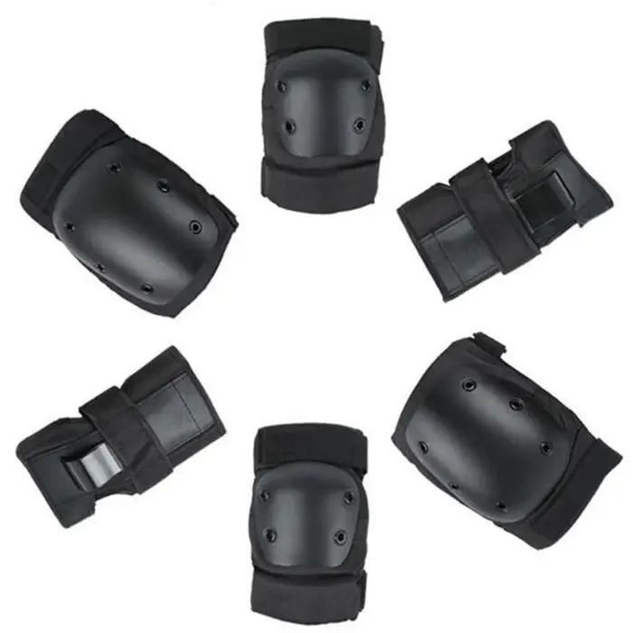 Casque professionnel à 6 patins de protection pour adultes, patins à roulettes, scooter, poignet, co