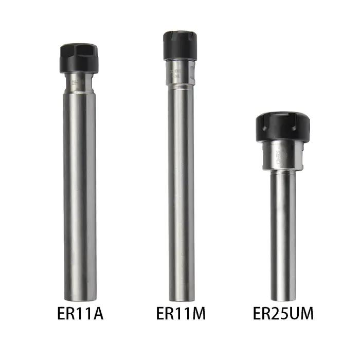 Support de mandrin à pince C10/C12/C16/C20/C25/C32/C40 pour ER8-ER25A/ER11-32M/UM, tige d'extension
