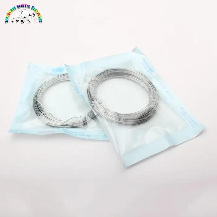 Fils orthopédiques en acier inoxydable médical, fil de cerclage 0.4-1.5mm, Instruments vétérinaires
