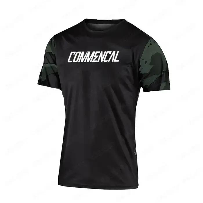 2024 hommes à manches courtes descente maillots vtt VTT chemises tout-terrain DH moto maillot été Motocross Commencal Ci