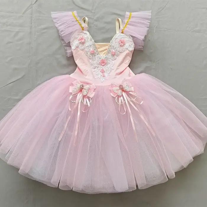 Jupe de ballet pour enfants, jupe de danse pour filles, programme de danse sur campus, costume de da