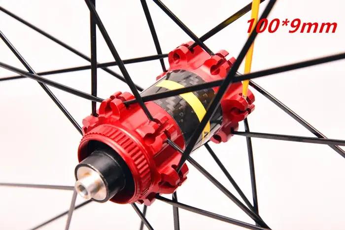 Paire de roues VTT 26 27.5 29er 700C, jantes 24 trous, nervure droite, frein à disque, roulement lis