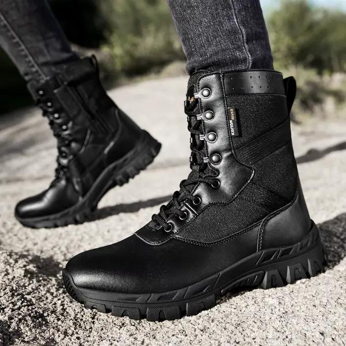 Bottes tactiques militaires pour hommes et femmes, chaussures militaires imperméables unisexes de ha