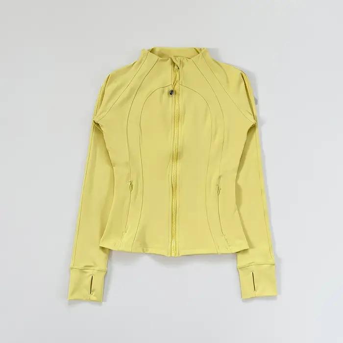 Veste de sport en tricot multicolore pour femmes, haut décontracté à manches longues, vêtements d'ex