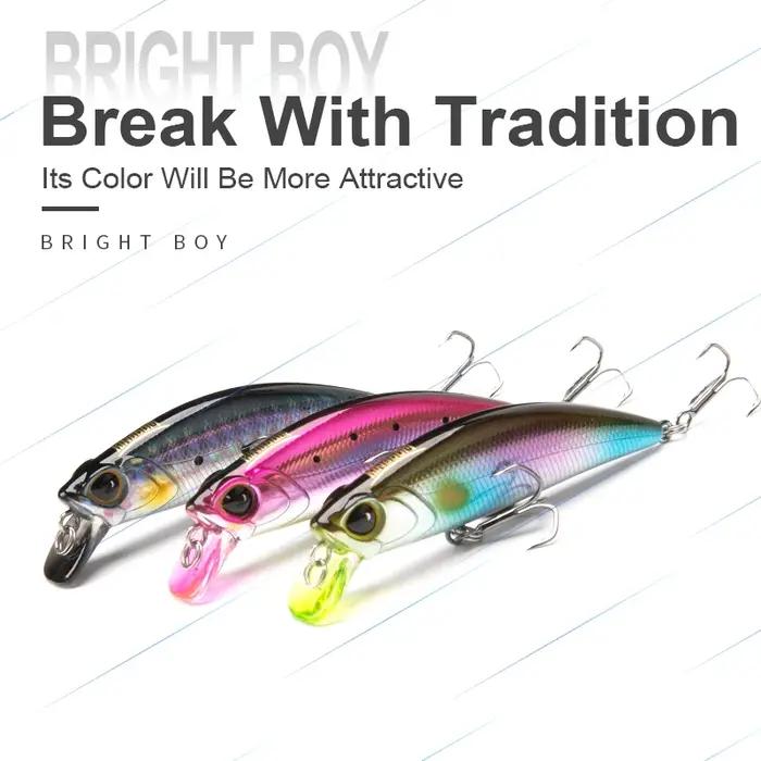 Kingdom coulant méné leurre de pêche 45mm 60mm coulée lointaine artificielle dur Wobbler manivelle c