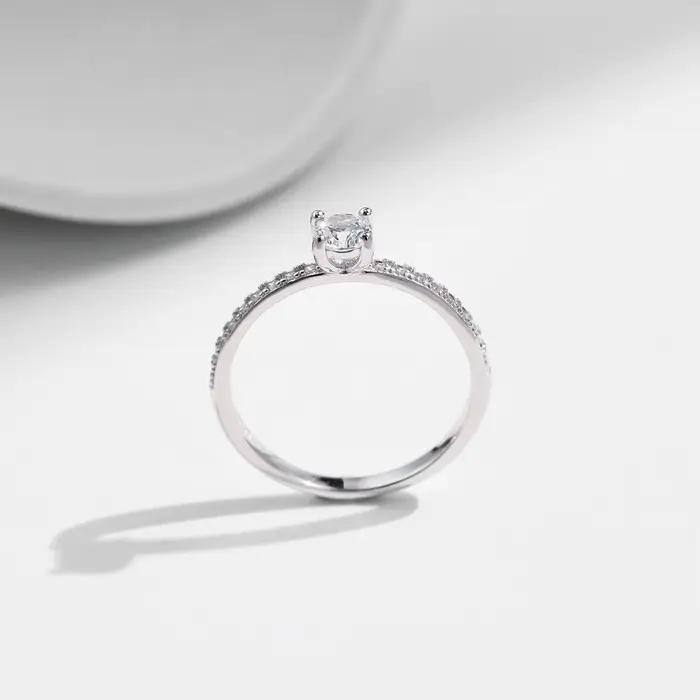 MODIAN D couleur Moissanite bague délicate carré 925 en argent Sterling laboratoire diamant bague po
