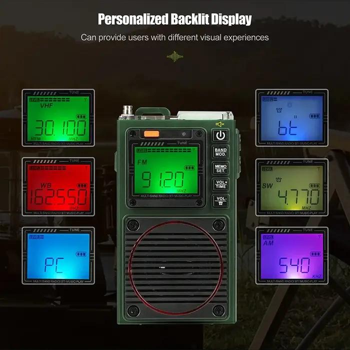 Retekess-Radio FM portable à ondes courtes, radio AM FM, mini radio amateur, radio AmPueband d'urgen