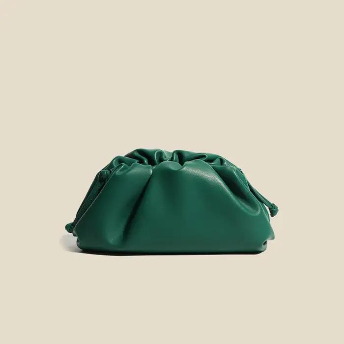 Dames célèbre marque de luxe concepteur en cuir de vachette Y2k nuage petit sac à main couleur doux