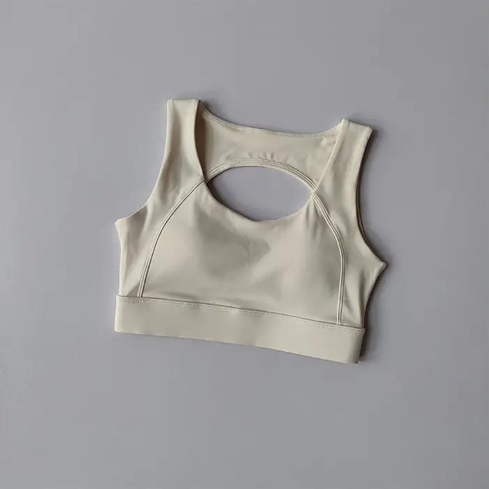 Beau dos sous-vêtements de sport résistant aux chocs course Anti-affaissement Yoga soutien-gorge hau