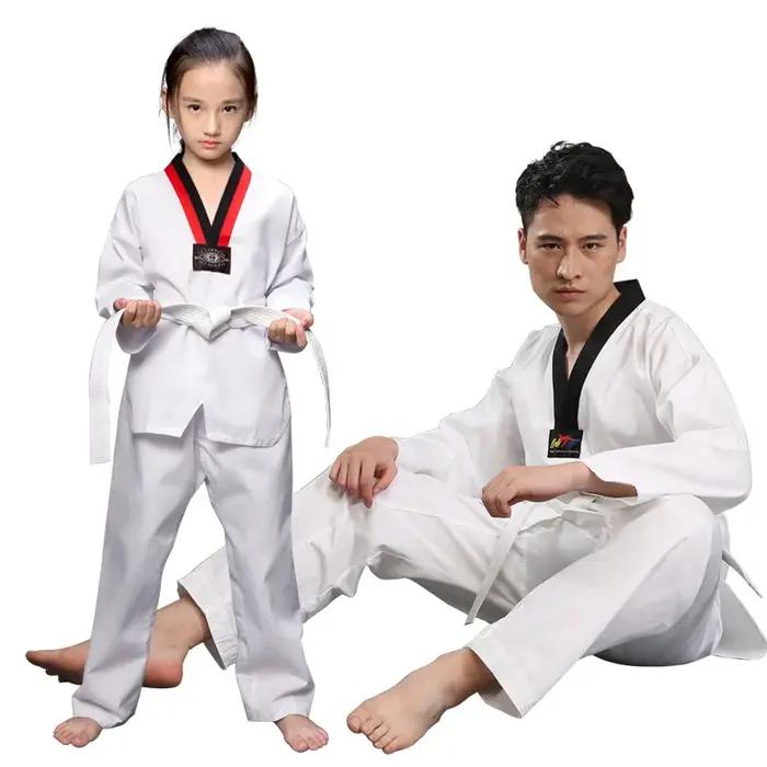 Vêtements de Taekwondo pour hommes et femmes, nouveau modèle, manches longues, vêtements de Taekwond