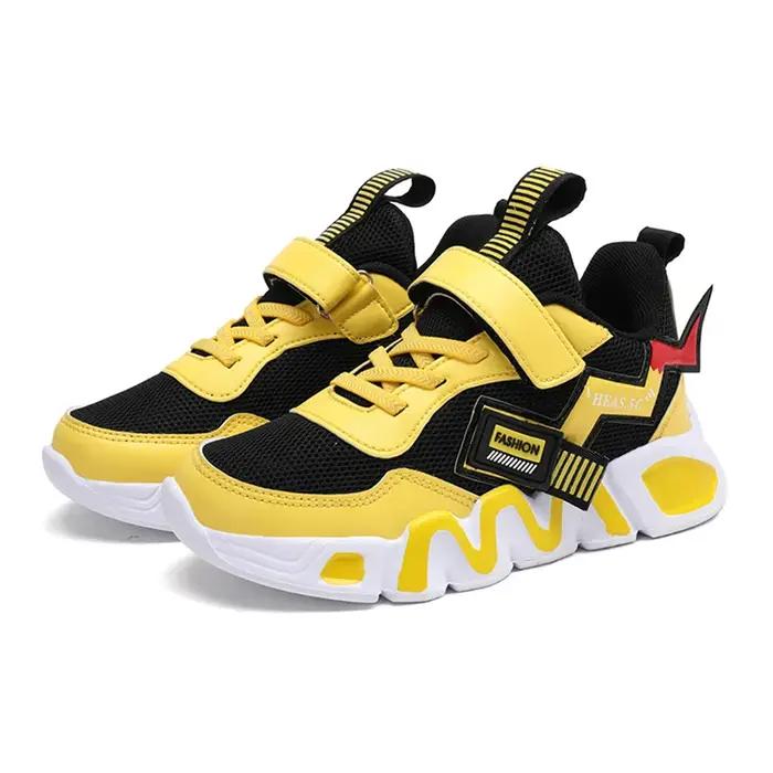 Chaussures de basket-ball de dessin animé pour enfants, semelle souple, sports de plein air, chaussu