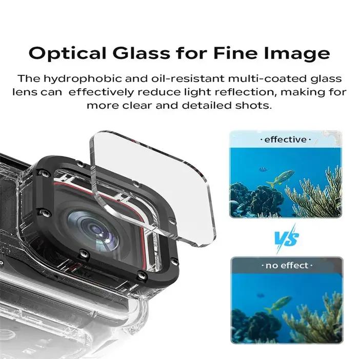 Boîtier étanche pour plongée à 60M, coque de protection pour Insta360 Ace Pro 2/Pro, accessoire pour
