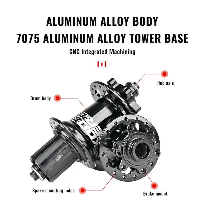KOOZER-Moyeu de roulement scellé pour VTT, moyeu Boost VTT, XSafe90 PRO, 110x15, 148x12, 28H, 32H, H