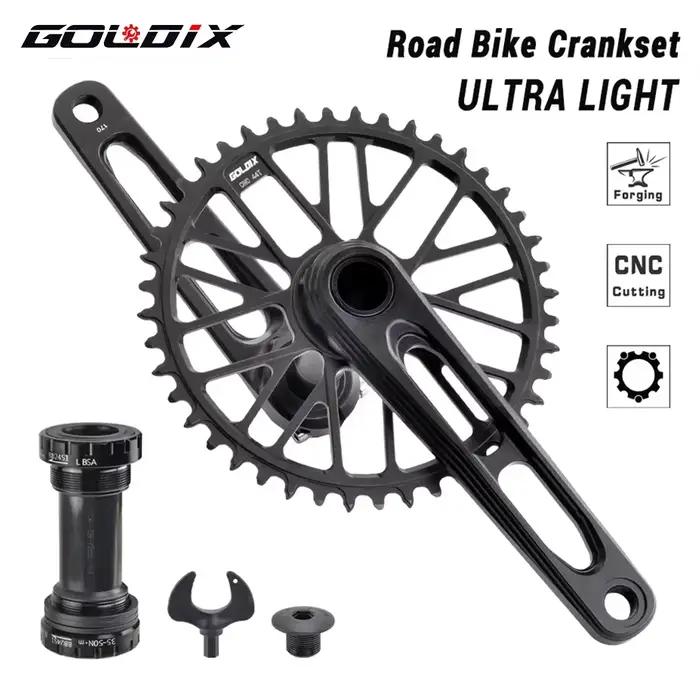 GOLDIX CNC manivelles de route bras pédalier de vélo BSA BB92 gravier manivelle de route 170/175mm c