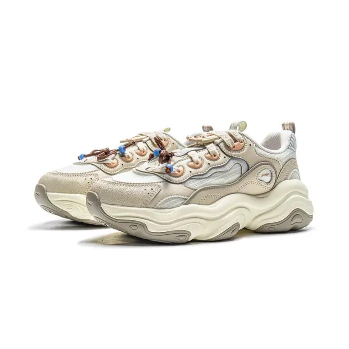 Li-ning femmes MIA style de vie chaussures portable réfléchissant rétro talon épais chaussures de sp