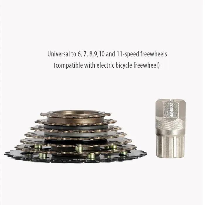 TOOPRE – dissolvant de roue libre de vélo, outil de retrait de Cassette de volant d'inertie, dissolv