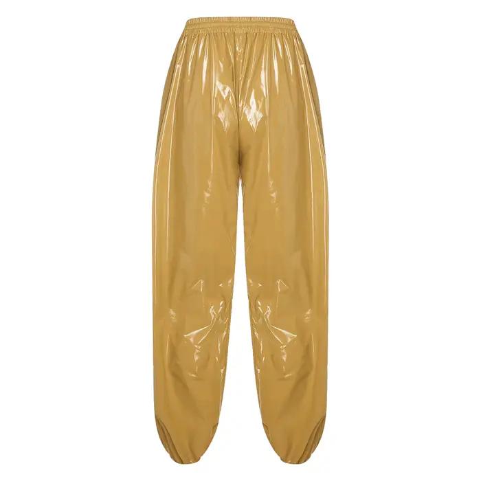 Pantalon long imperméable pour homme avec taille élastique, poche latérale, cordon de serrage pour cyclisme, plage et entraînement