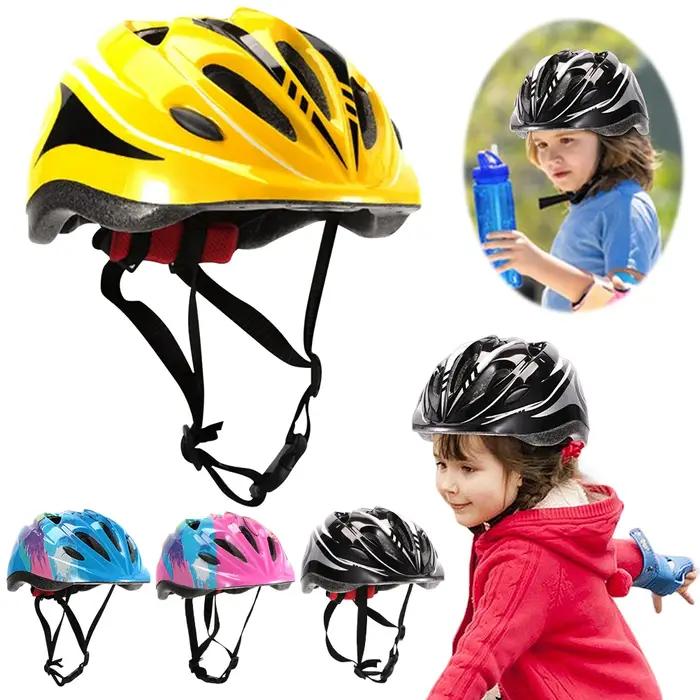 Casque de vélo enfant robuste en polycarbonate et polyéthylène expansé pour vélo, équitation, patinage et randonnée sécurité protection tête enfants activités plein air