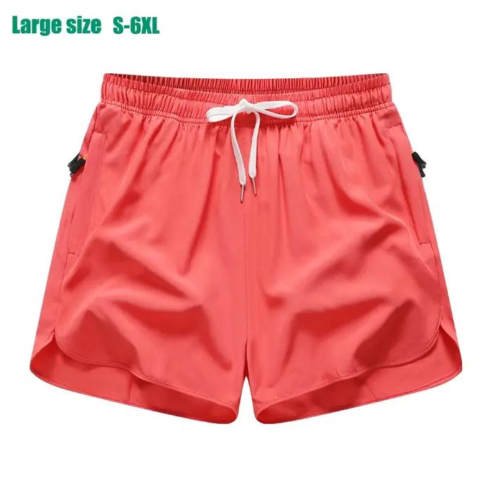 Nouveaux hommes sport décontracté 3/4 Shorts avec soie glacée léger absorbant la sueur en plein air