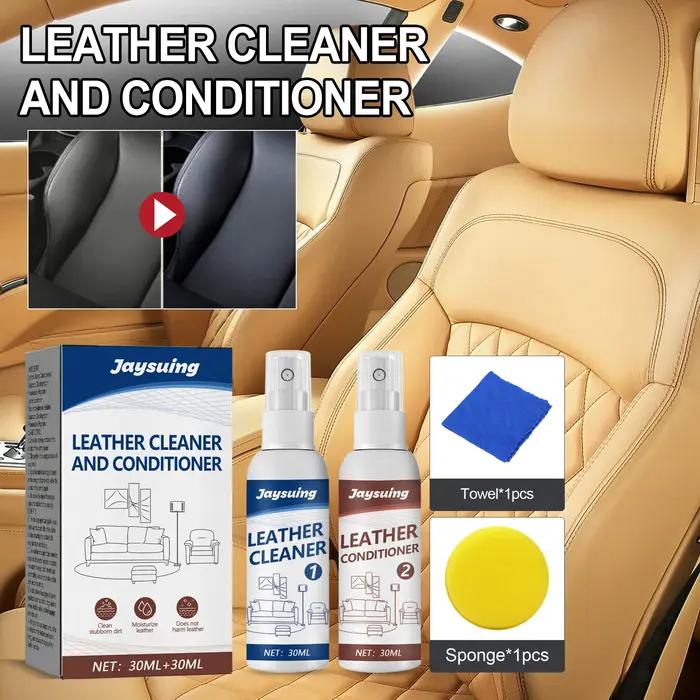 Silvertsuing-Ensemble de spray nettoyant pour cuir, agent remodelé SAF, kit de nettoyage d'entretien