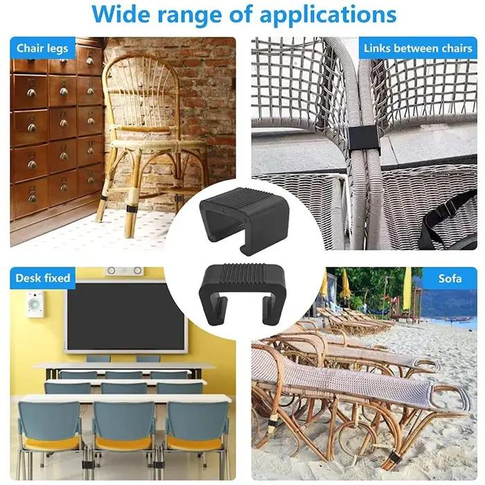 Clips de Meubles d'Extérieur en Rotin, Attaches de Chaises WUNICEF, Allergiques, Sectionnels ou Tech