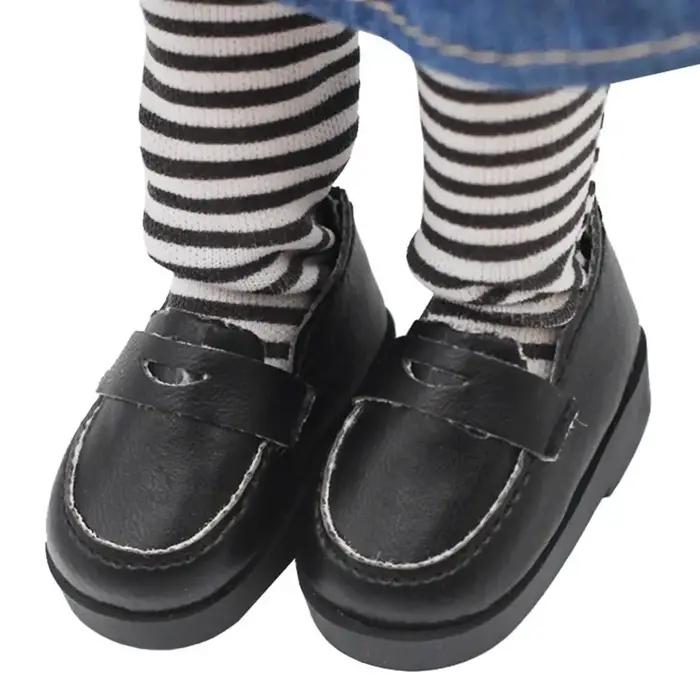 Chaussures en cuir beurre 5.5x2.6cm, accessoires vestisenspour poupées en coton 20cm pour EXO Idol b
