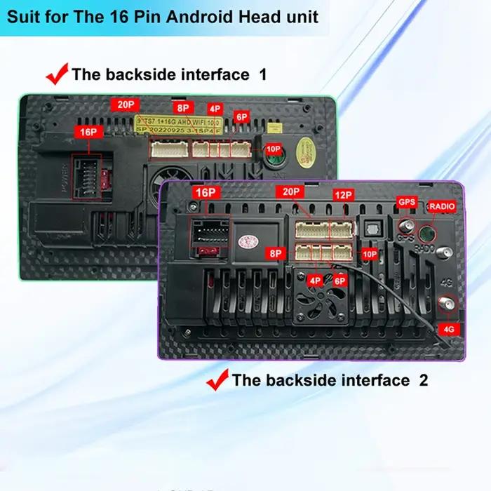 Faisceau de câbles Audio de voiture 16 broches avec Canbus pour Nissan Qashqai J11 stéréo Nissan Qas