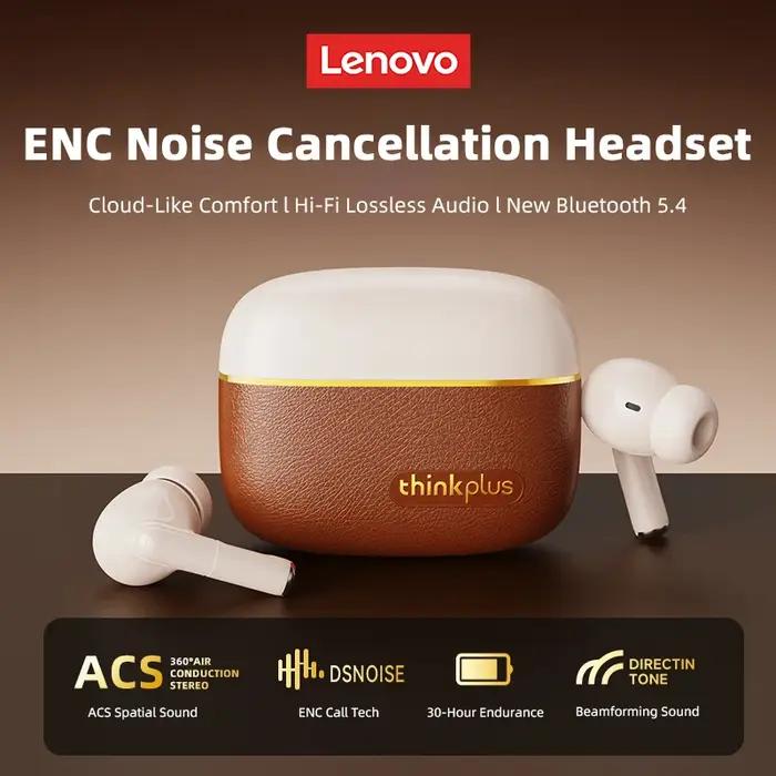 Lenovo LP27 Pro sans fil Bluetooth 5.4 casque Hi-Fi son immersif TWS écouteurs antibruit écouteurs l