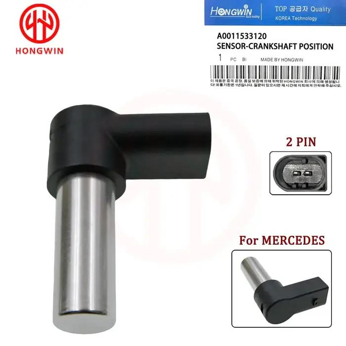 HONGWIN Capteur de position de vilebrequin du moteur A 0011533120 ,A 0011532120 , 9461532120 Convi