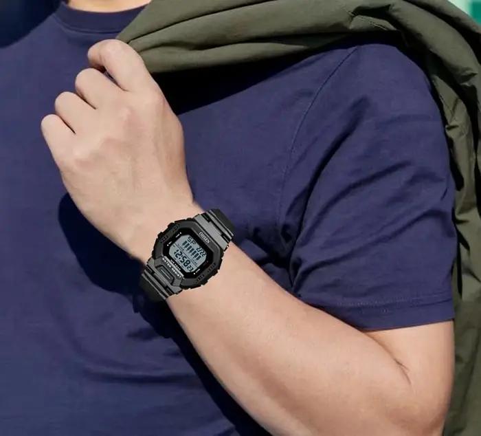 Mode OHSEN Hombre mâle montres numériques 5ATM plongée homme hommes sport vert montres horloges à ma