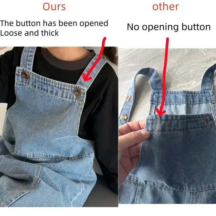2025 automne nouveaux enfants salopette ample bébé garçons filles décontracté Jean combinaison solid