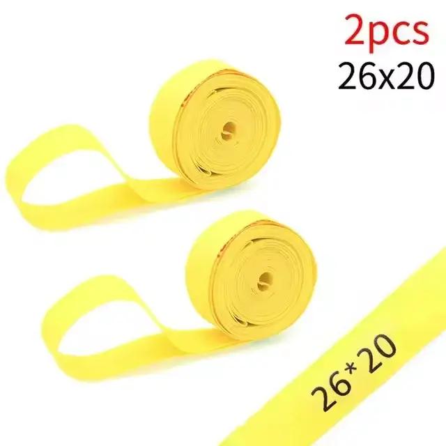 1 Paire (2 pièces) de bandes de jante en PVC premium pour vélo, VTT, vélo de route, et protection de