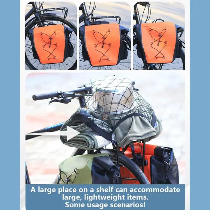 Porte-bagages avant pour vélo support de panier de pique-nique équipement de cyclisme sur route rangement pour garage scooter électrique polyvalent pour randonnées et familles